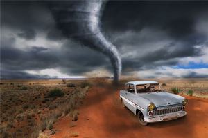 女人夢見颳旋風