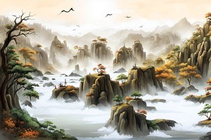 夢見兩條龍飛進廟堂