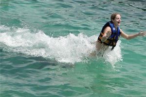 夢見在水裡行走