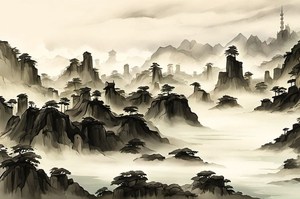 夢見山上水湧流下來